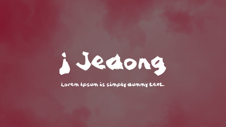 j Jedong Font