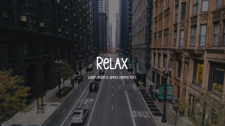 Relax Font