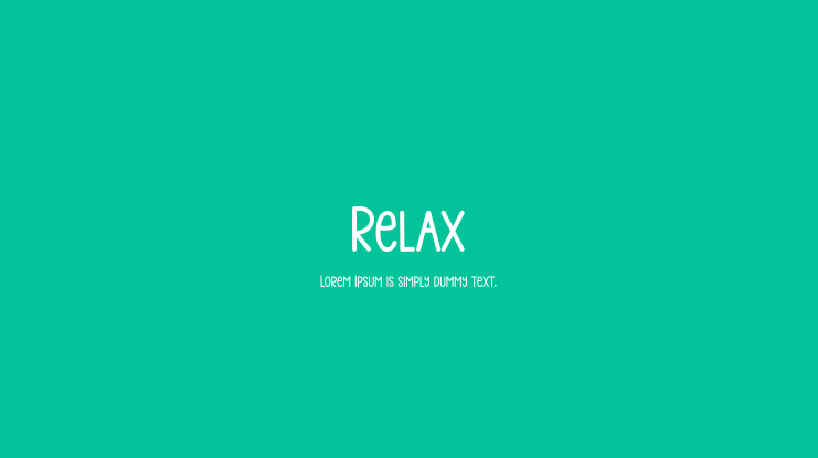Relax Font