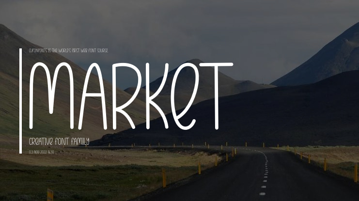 Market Creative Font