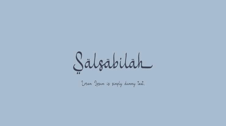 Salsabilah Font