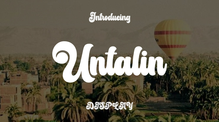 Untalin Font