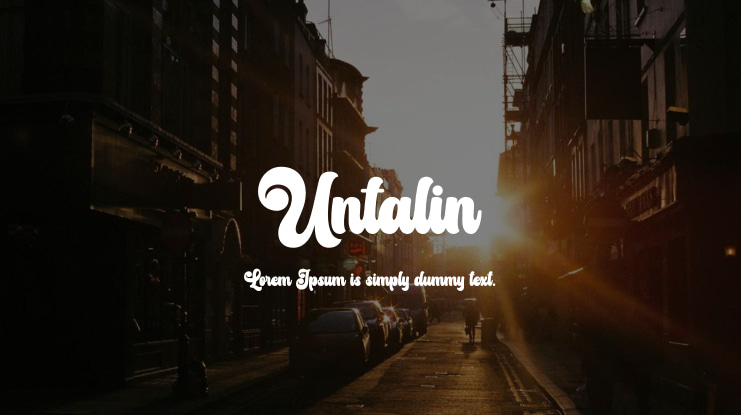 Untalin Font