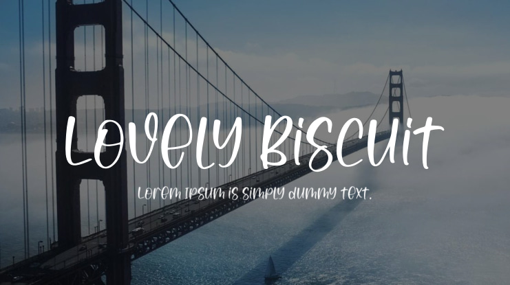 Lovely Biscuit Font