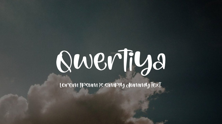 Qwertiya Font