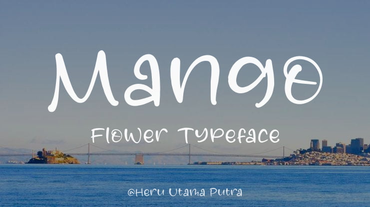 Mango Flower Font