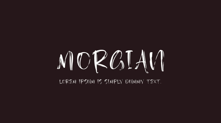 Morgian Font
