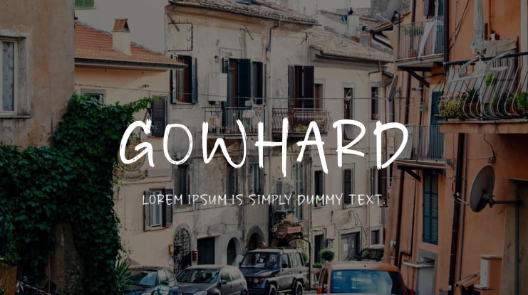 Gowhard Font