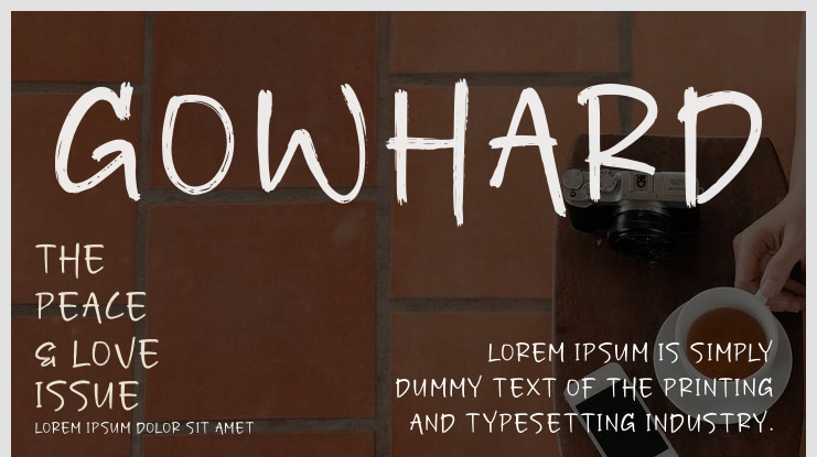 Gowhard Font