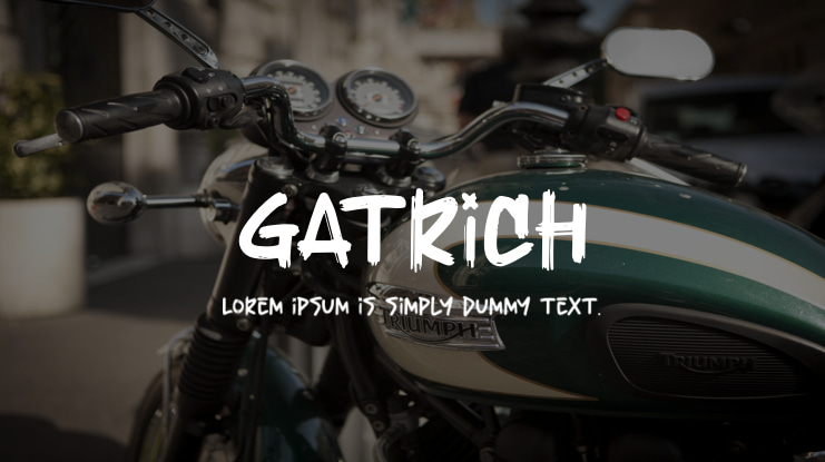 Gatrich Font