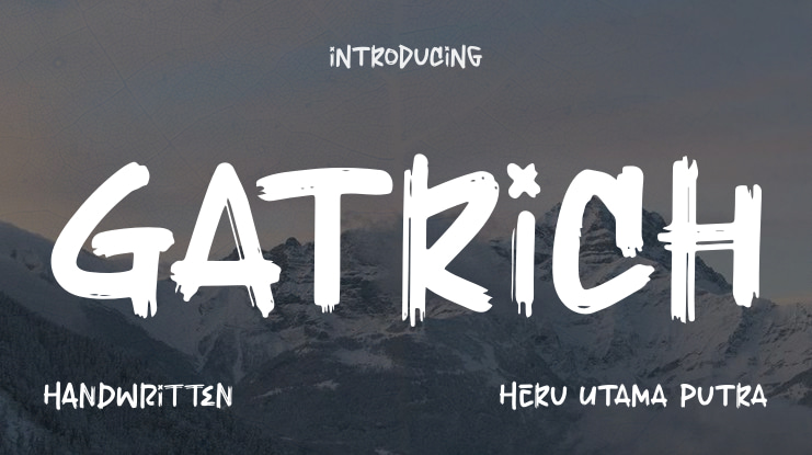 Gatrich Font