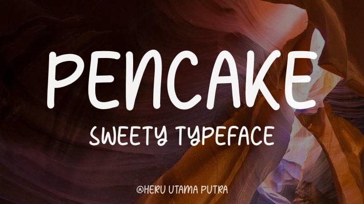 PENCAKE SWEETY Font