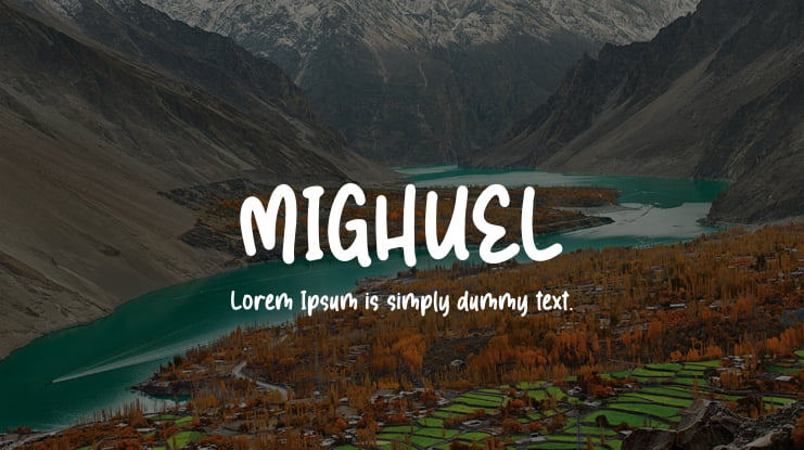 MIGHUEL Font