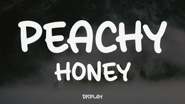 PEACHY HONEY Font