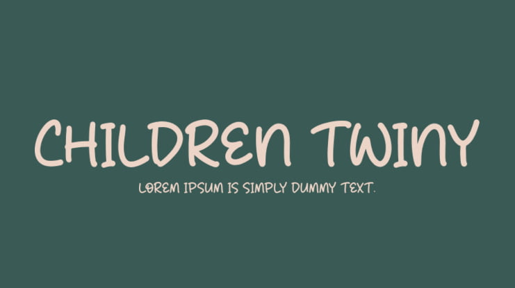 Children Twiny Font