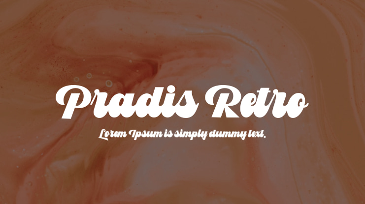 Pradis Retro Font