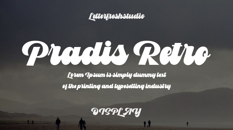 Pradis Retro Font