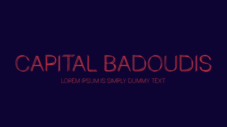 Capital Badoudis Font