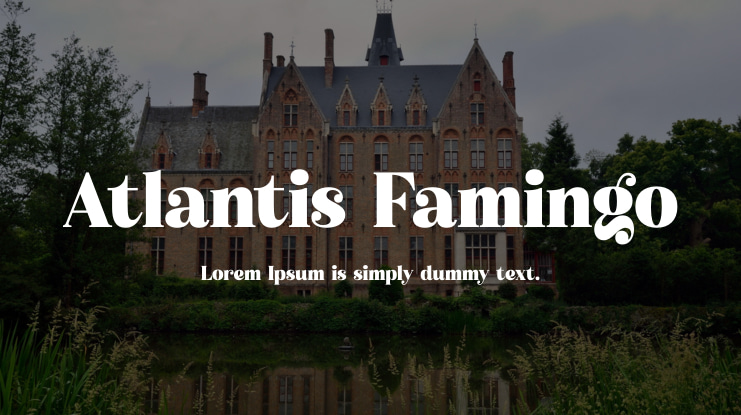 Atlantis Famingo Font