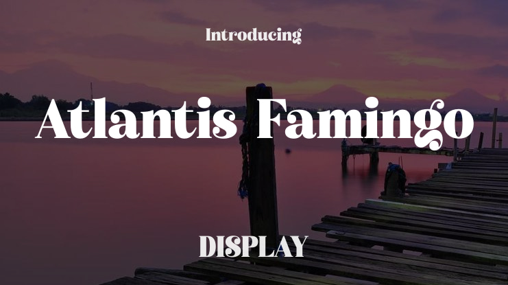 Atlantis Famingo Font
