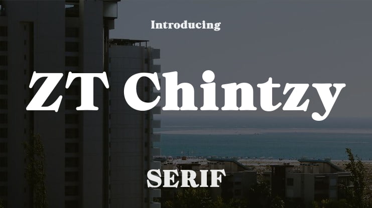 ZT Chintzy Font Family