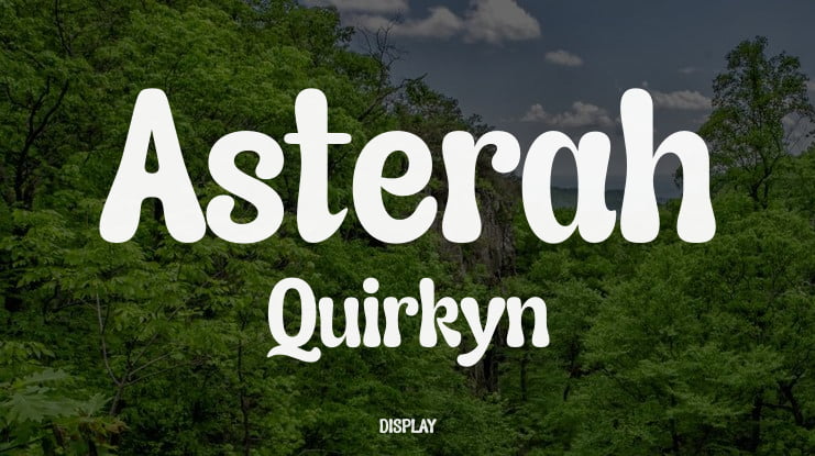 Asterah Quirkyn Font