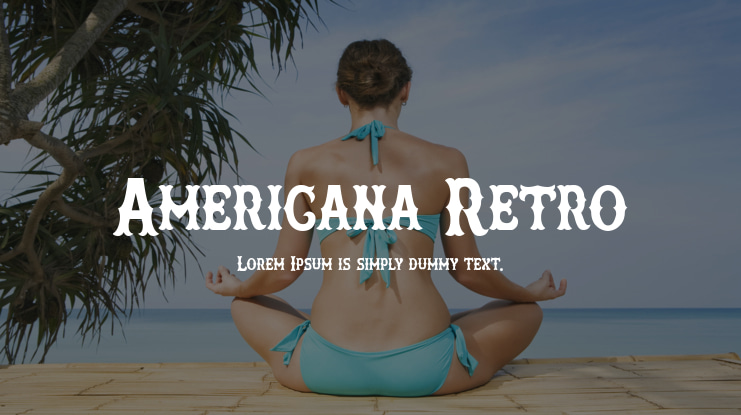 Americana Retro Font