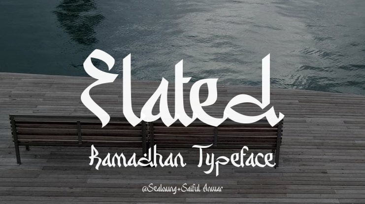 Elated Ramadhan Font
