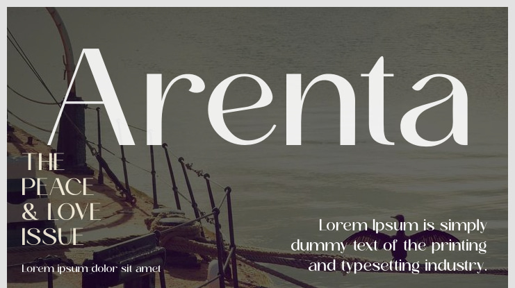 Arenta Font