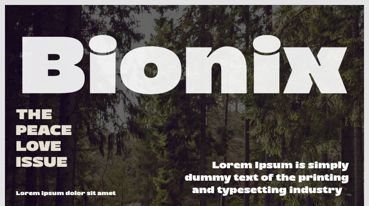 Bionix Font