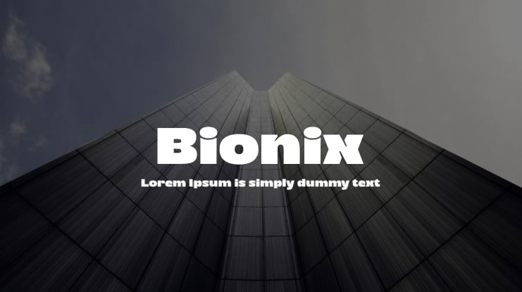Bionix Font