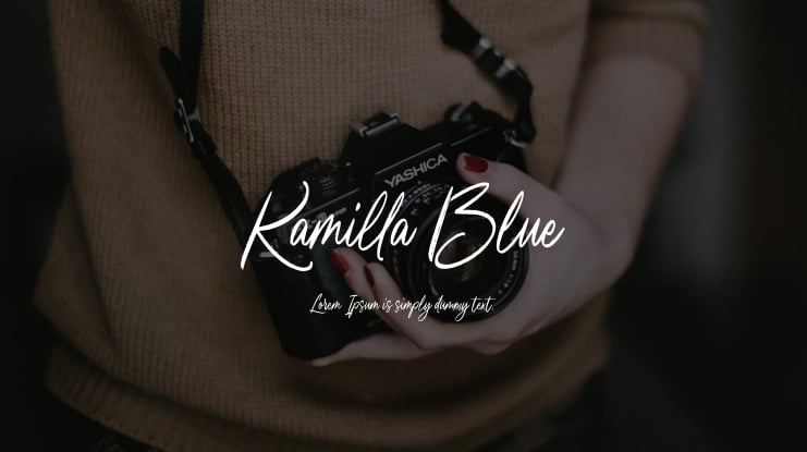 Kamilla Blue Font