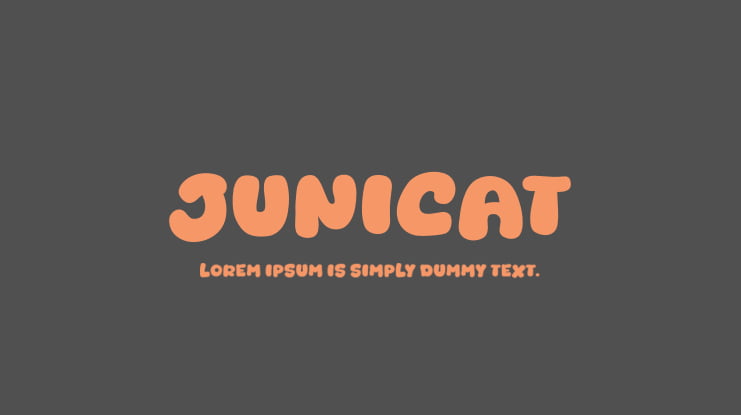 Junicat Font