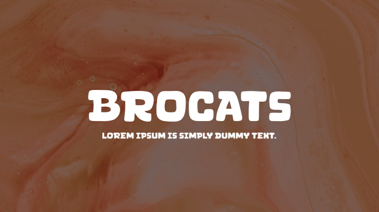 Brocats Font