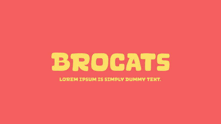 Brocats Font