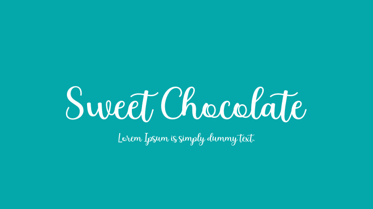 Sweet Chocolate Font