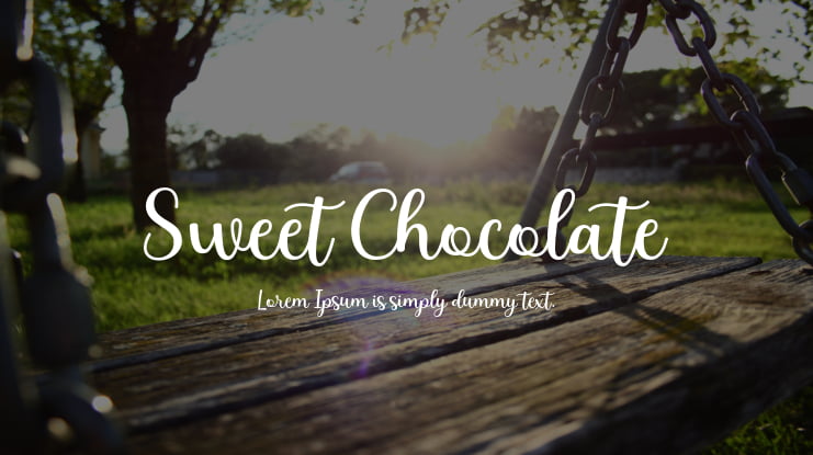 Sweet Chocolate Font