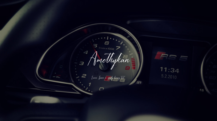 Amethykan Font