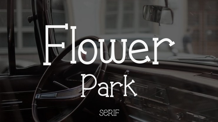Flower Park Font