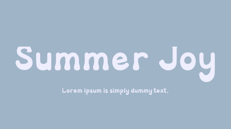 Summer Joy Font
