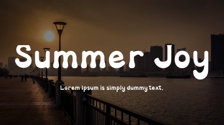 Summer Joy Font