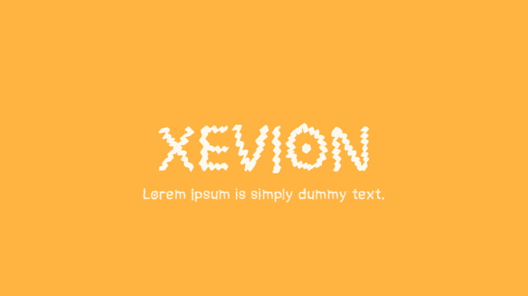 XEVION Font