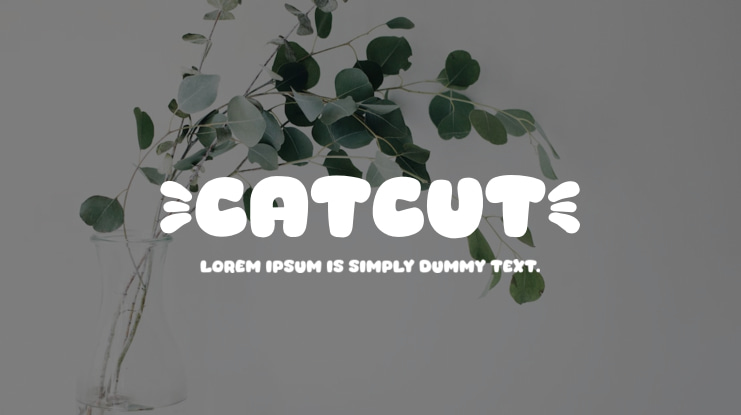 Catcut Font