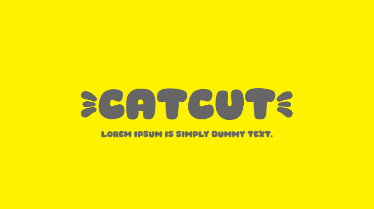 Catcut Font