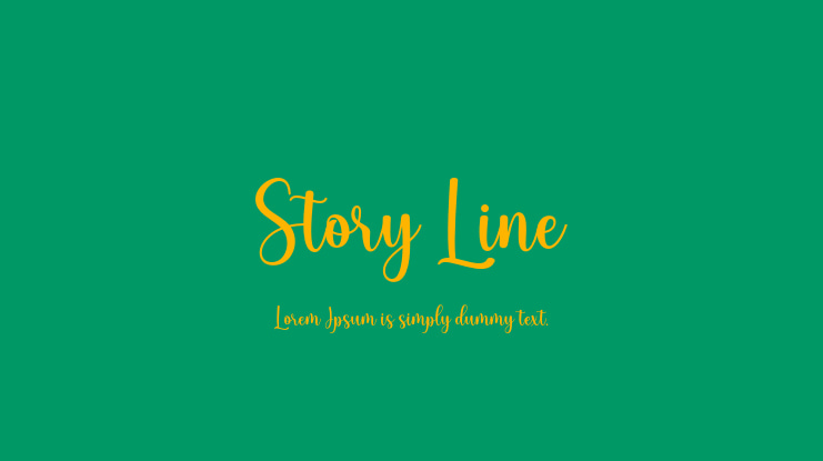 Story Line Font