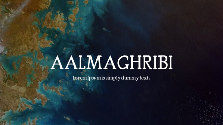 AALMAGHRIBI Font
