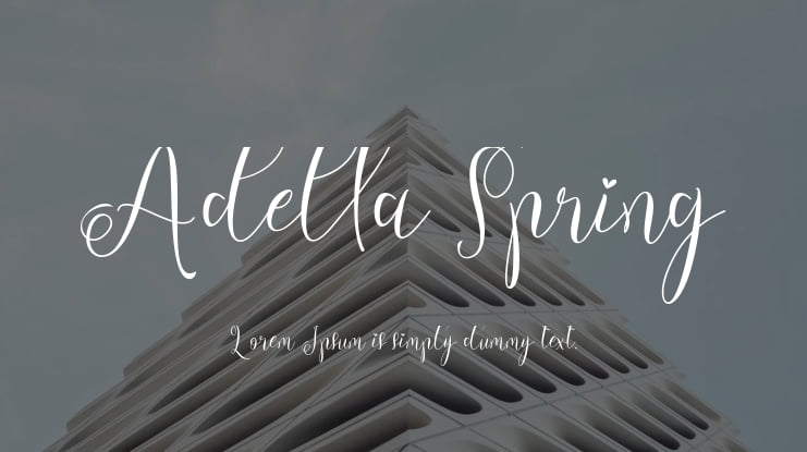 Adella Spring Font