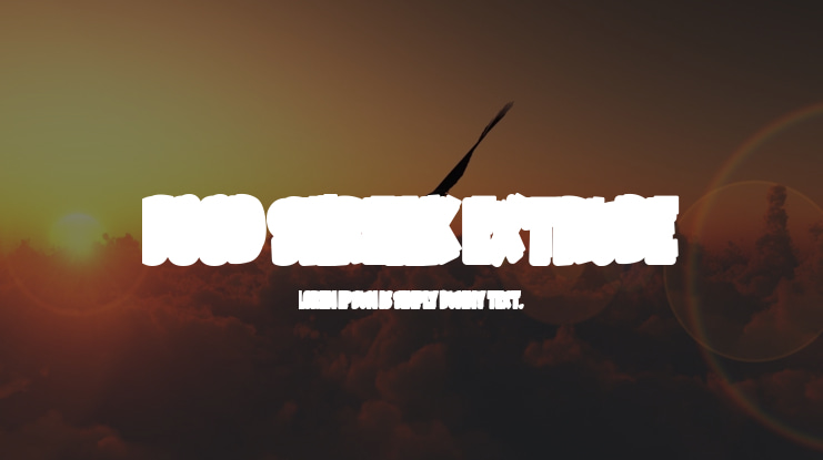 Good Shreak Extrude Font Family