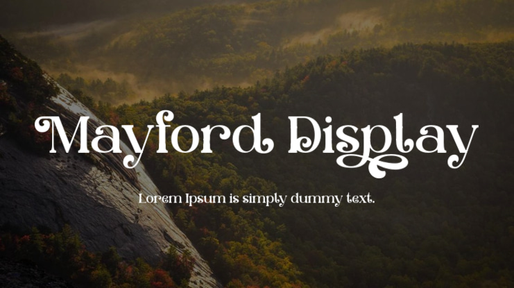 Mayford Display Font