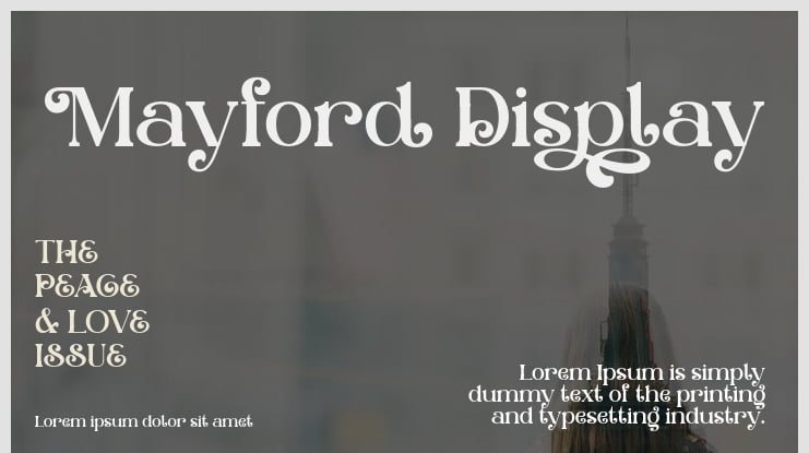 Mayford Display Font